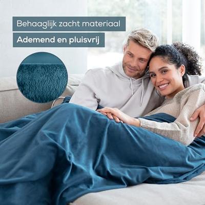 Beurer HD75OC Elektrische Warmtedeken 180x130 cm Fleece/Oceaanblauw Beurer HD75OC Elektrische Warmtedeken 180x130 cm Fleece/Oceaanblauw