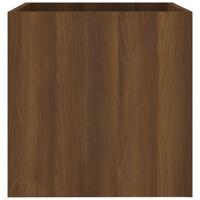 VidaXL Plantenbak 40x40x40 cm bewerkt hout bruineiken - thumbnail