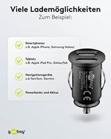Goobay USB autolader dubbel 12V-24V 2,4A - 9540127 - thumbnail