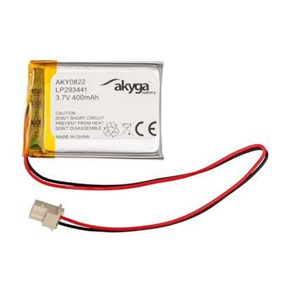 3,7 V 400 mAh batterij batterij LP293441 lithium-polymeer AKYGA AKY0822 Li-Po batterij PCM Molex 2-polig 1,25 15 cm