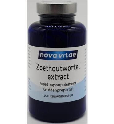 Zoethoutwortel extract DGL 100 Kauwtabletten