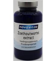 Zoethoutwortel extract DGL 100 Kauwtabletten - thumbnail
