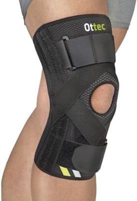 EMO Ottec Kniebrace met banden - M - Zwart EMO Ottec Kniebrace met banden - M - Zwart