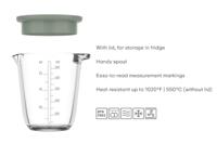 Mepal Maatbeker met deksel - chef it - chalk - 500ml - thumbnail