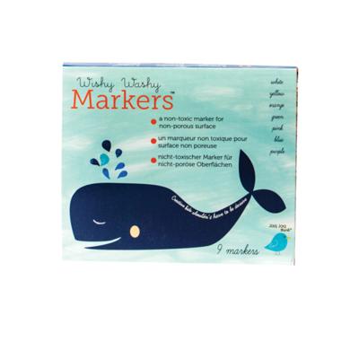 Jaq Jaq Bird markers Wishy Washy junior 10 cm 9 stuks Jaq Jaq Bird markers Wishy Washy junior 10 cm 9 stuks