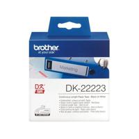 Brother DK-22223 Rol met etiketten 50 mm x 30.48 m Papier Wit 1 stuk(s) Permanent hechtend DK22223 Universele etiketten - thumbnail