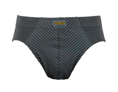 Heren sport slip streep - Betaalbare heren onderbroek - Elastisch katoen - M - Grijs - Onderbroek heren heren heren heren heren heren heren heren