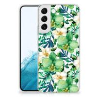 Samsung Galaxy S22 Plus | TPU Case | Orchidee Groen - thumbnail