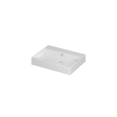 INK Unlimited Wastafel Porselein Zonder Kraangat - 600x450x110 mm - Glans Wit