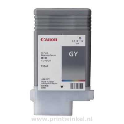 Canon Inktcartridge PFI-106GY Origineel Grijs 6630B001 Canon Inktcartridge PFI-106GY Origineel Grijs 6630B001