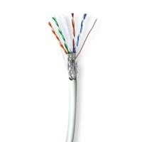 Nedis Netwerk Kabel Rol | CAT6 | Solid | S/FTP | Koper | 100.0 m | Binnenshuis | Rond | LSZH | Grijs | Gift Box - CCBG8528GY100S - thumbnail