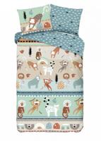 Good Morning Kinderdekbedovertrek "dieren" - Multi - (135x200 cm) - Katoen - thumbnail