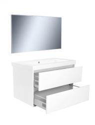 Badkamermeubel Wiesbaden Vision 80x46 Wit (2 laden)