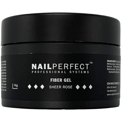NailPerfect Gel Fiber Gel Sheer Rose 14gr