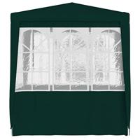 Partytent met zijwanden professioneel 90 g/m 2x2 m groen - thumbnail