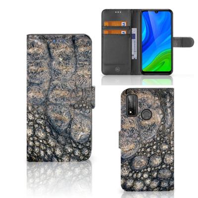 Huawei P Smart 2020 | Telefoonhoesje | Met pasjeshouder | Krokodillenprint Huawei P Smart 2020 | Telefoonhoesje | Met pasjeshouder | Krokodillenprint
