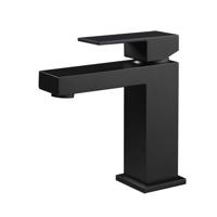 Wastafelmengkraan Aqua Splash Colorato Chan Rechthoekig Mat Zwart Aqua Splash - thumbnail