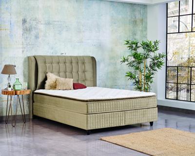 Dreamhouse - San Diego Boxspring - Taupe - 160 x 200 / Zonder montage