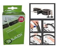 Gaadi binnenband dv/hv 28" 40/47-622/635 40mm 2 uiteinden - thumbnail