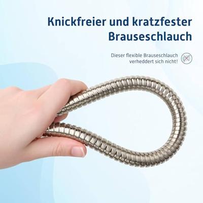 Ben doucheslang metaal 175cm RVS-look Ben doucheslang metaal 175cm RVS-look