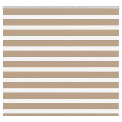 Zebra Blind 165x100 cm stofbreedte 160,9 cm polyester zandbruin