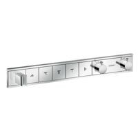 Hansgrohe RainSelect thermostaat afbouwdeel voor 5 functies, chroom - thumbnail