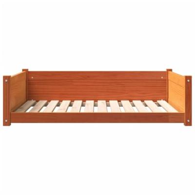 Hondenmand 105,5x75,5x28 cm massief grenenhout wasbruin - thumbnail