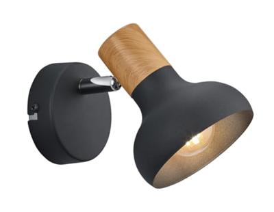 Trio WandlampLatika zwart - R81521032