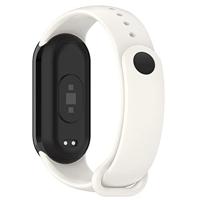Siliconen bandje - Roomwit - Xiaomi Smart Band 8 & 9 - thumbnail