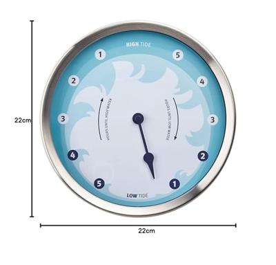 TFA Dostmann 60.3029.06 Wandklok Kwarts 220 mm x 44 mm x 220 mm RVS