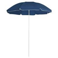 VidaXL Parasol met stalen paal 180 cm blauw - thumbnail