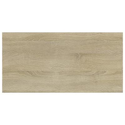 Wandschappen 4 st 40x20x1,5 cm bewerkt hout sonoma eikenkleurig