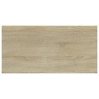 Wandschappen 4 st 40x20x1,5 cm bewerkt hout sonoma eikenkleurig - thumbnail