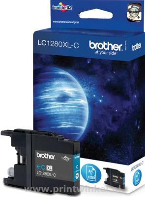 Brother inktcartridge, 1.200 pagina's, OEM LC-1280XLC, cyaan