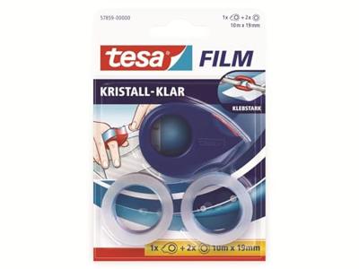 tesa 57859-00000-13 tesafilm Kristalhelder Transparant (l x b) 10 m x 19 mm 2 stuk(s) tesa 57859-00000-13 tesafilm Kristalhelder Transparant (l x b) 10 m x 19 mm 2 stuk(s)
