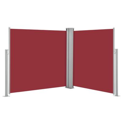 VidaXL Windscherm uittrekbaar 100x600 cm rood VidaXL Windscherm uittrekbaar 100x600 cm rood