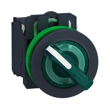 Schneider Electric XB5FK123G5 XB5FK123G5 Keuzeschakelaar Groen 1 stuk(s)