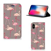 Apple iPhone X | Xs | Hoesje maken | Flamingo - thumbnail