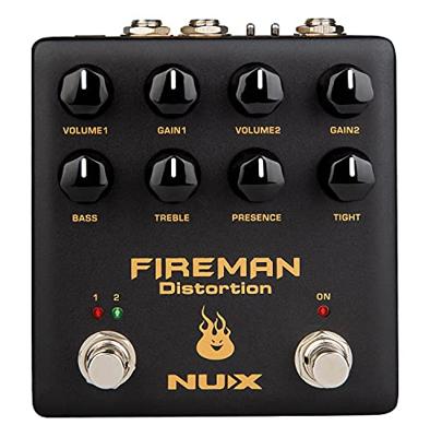 NUX NDS-5 Fireman 2-kanaals distortion gitaar effectpedaal NUX NDS-5 Fireman 2-kanaals distortion gitaar effectpedaal