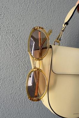 The Attico zonnebril Ambra ATTICO83C4SUN yellow