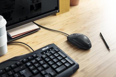 Trust TM-100 muis USB Type-A Optisch 1000 DPI Ambidextrous