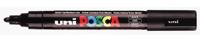 Uni-Posca Posca marker, afm pc-5m, lijndikte 2,5 mm, medium, zwart, 1 stuk - thumbnail