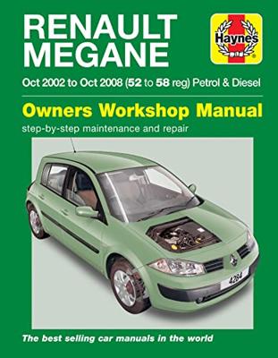 Haynes Werkplaatshandboek Renault Mégane benzine & diesel (Okt 2002 - 2008) 4284