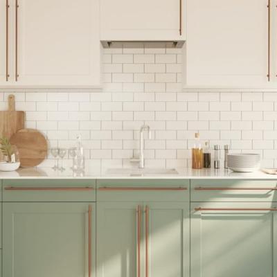 VidaXL Handvatten 10 st 480 mm roestvrij staal bronskleurig