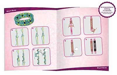 Lena maak je eigen armbanden meisjes polyester/rubber 60-delig