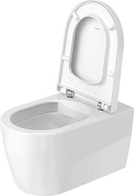 Duravit ME by Starck hangtoilet inclusief toiletbril Rimless Wondergliss 37x57x35 5cm wit - thumbnail