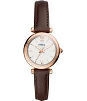 Horlogeband Fossil ES4472 Leder Bruin 12mm - thumbnail