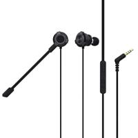 Trust GXT 406 Pine Bedrade Gaming Oordopjes voor Nintendo Switch PS5 PS4 Xbox PC, 3.5mm In Ear Hoofdtelefoon met Microfoon, Oortelefoon met Inline Bediening, Inclusief Hardcase, Zwart - thumbnail