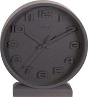 NeXtime klok 5192gs Wood Wood Small, 22x20 cm, Wall, Wood, Gray - thumbnail