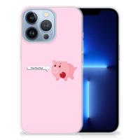 Apple iPhone 13 Pro Telefoonhoesje met Naam Pig Mud - thumbnail